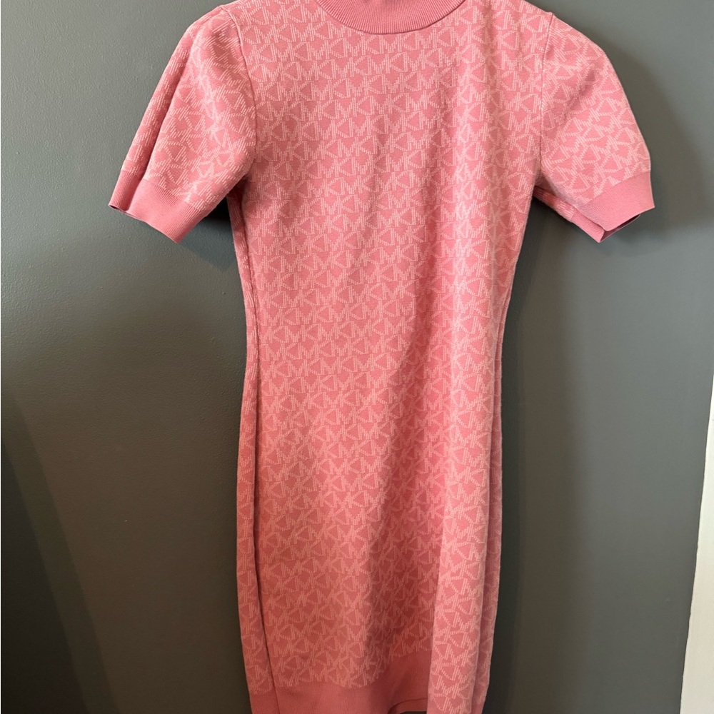 Michael Kors Pink Short Sleeve Dress